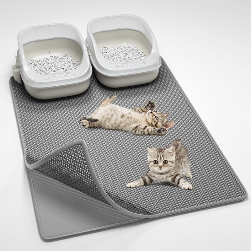 Tapete Coletor de Areia para Gatos, Dupla Camada em EVA, Tamanho ...