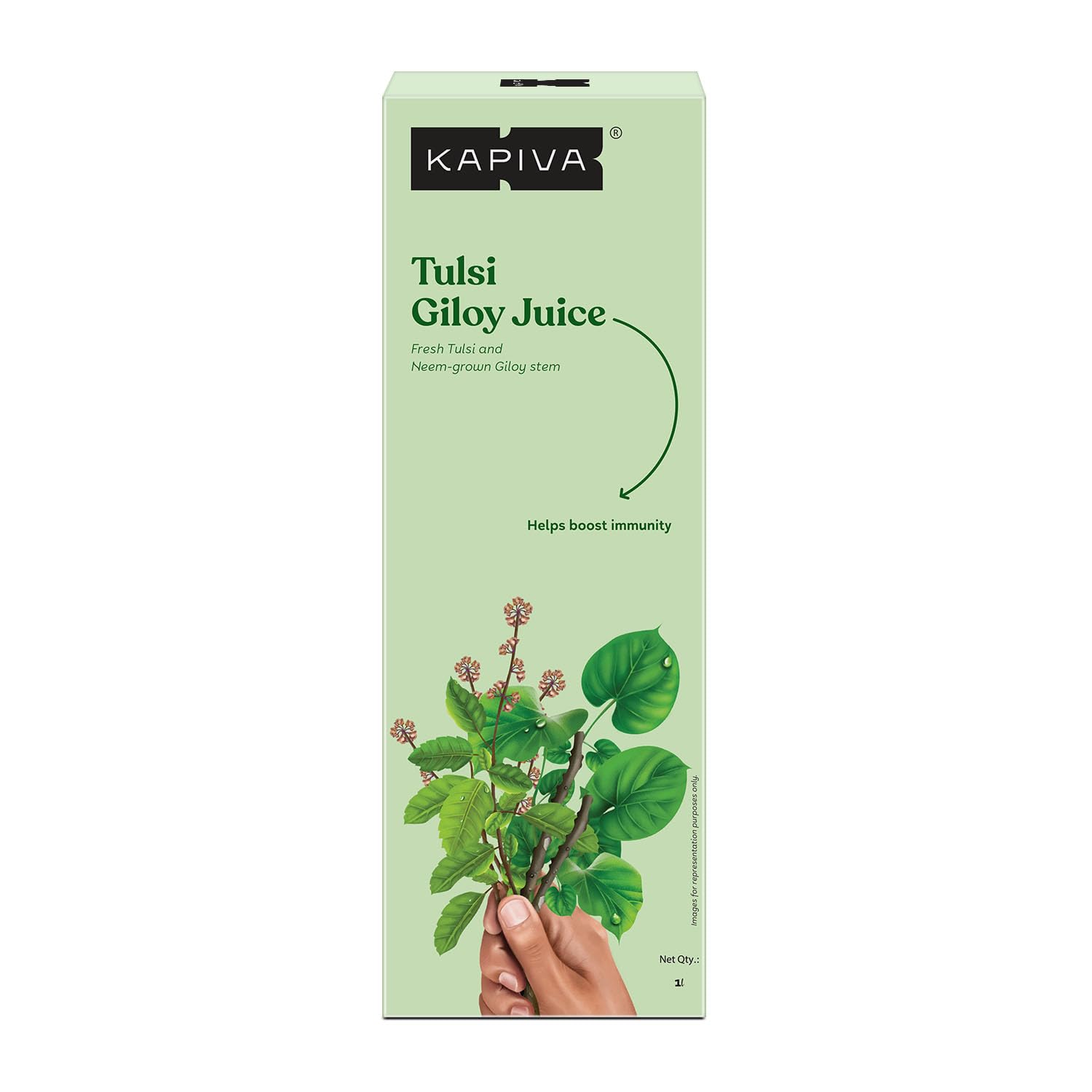 Kapiva Wild Tulsi Giloy Juice | Fresh Tulsi and Neem-grown Giloy to Support Immune Health (B01MQE067R) Amazon Price History, Amazon Price Tracker