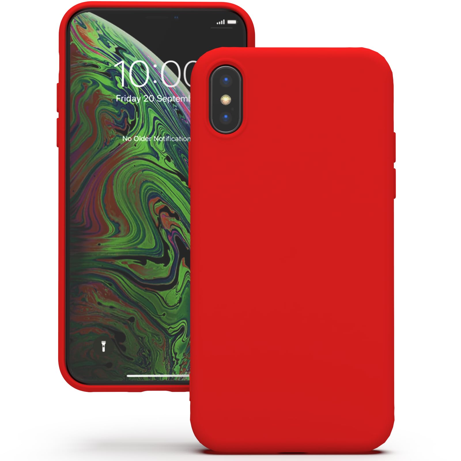 YATWIN Silicone Case for iPhone XR, Soft-Touch, Shockproof, DustProof, Antiskid Full Body Armour Phone Cover for Apple iPhone XR - Dark Green — view 57