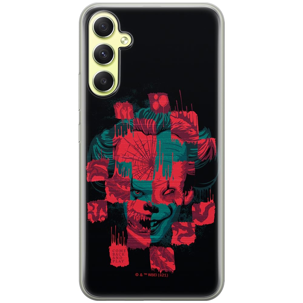 ERT GROUP mobile phone case for Samsung A34 5G original and officially Licensed Horror pattern It 013 optimally adapted to the shape of the mobile phone, case made of TPU