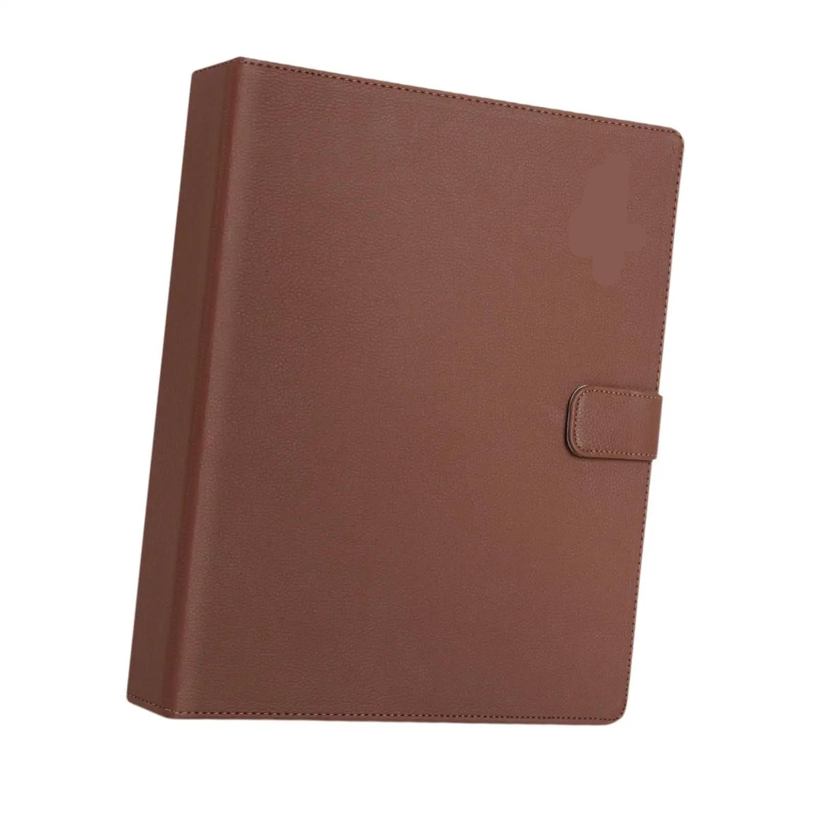 Archivador de hojas música A4, protectores transparentes multiusos para Partituras, Archivos(Brown 30 Inner Pages)