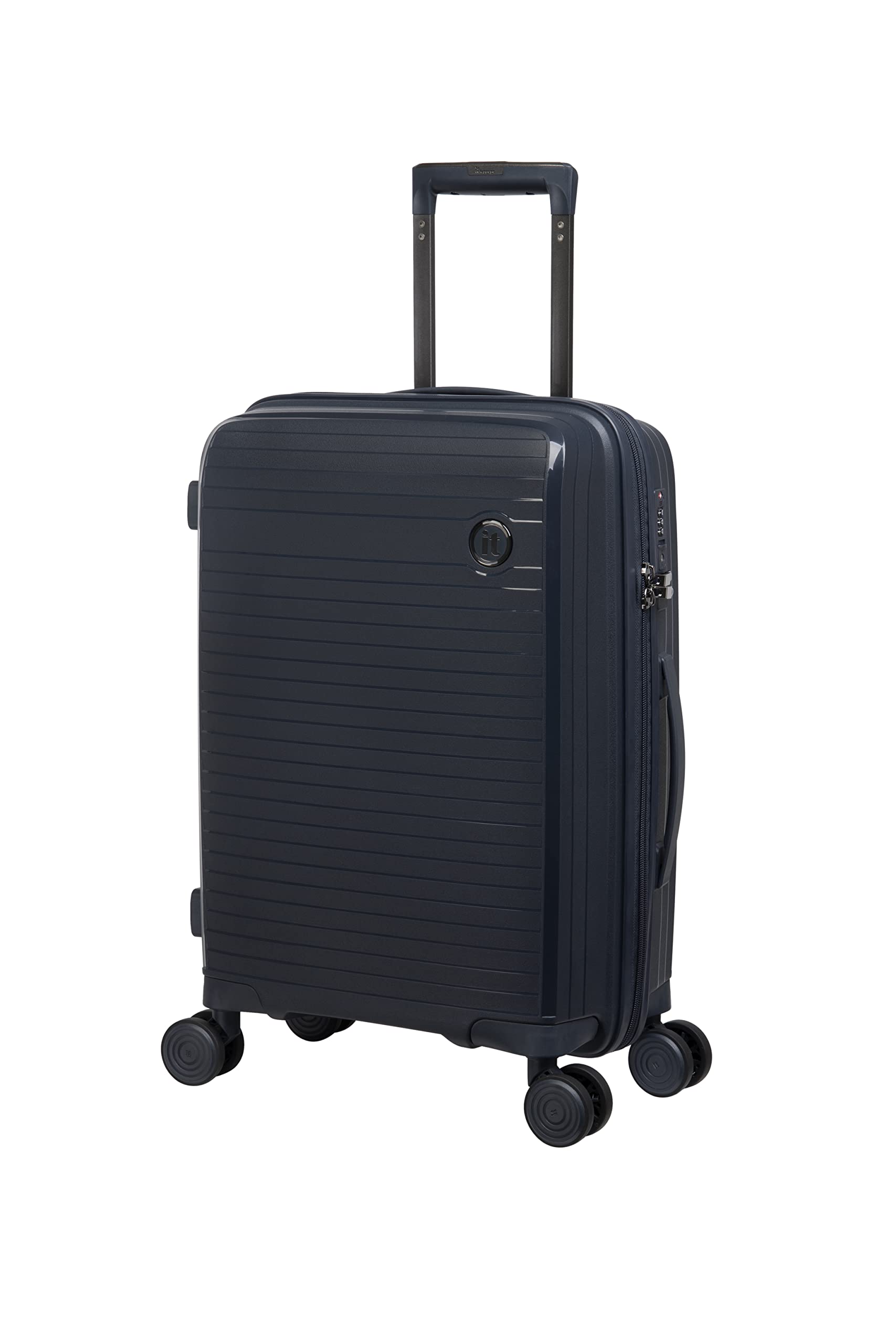 it luggage Spontaneous Blue Cabin-20 inches Expandable Anti-Theft Zipper Polypropylene Hardsided with TSA Lock 8 Wheel Trolley Bag-picture-55
