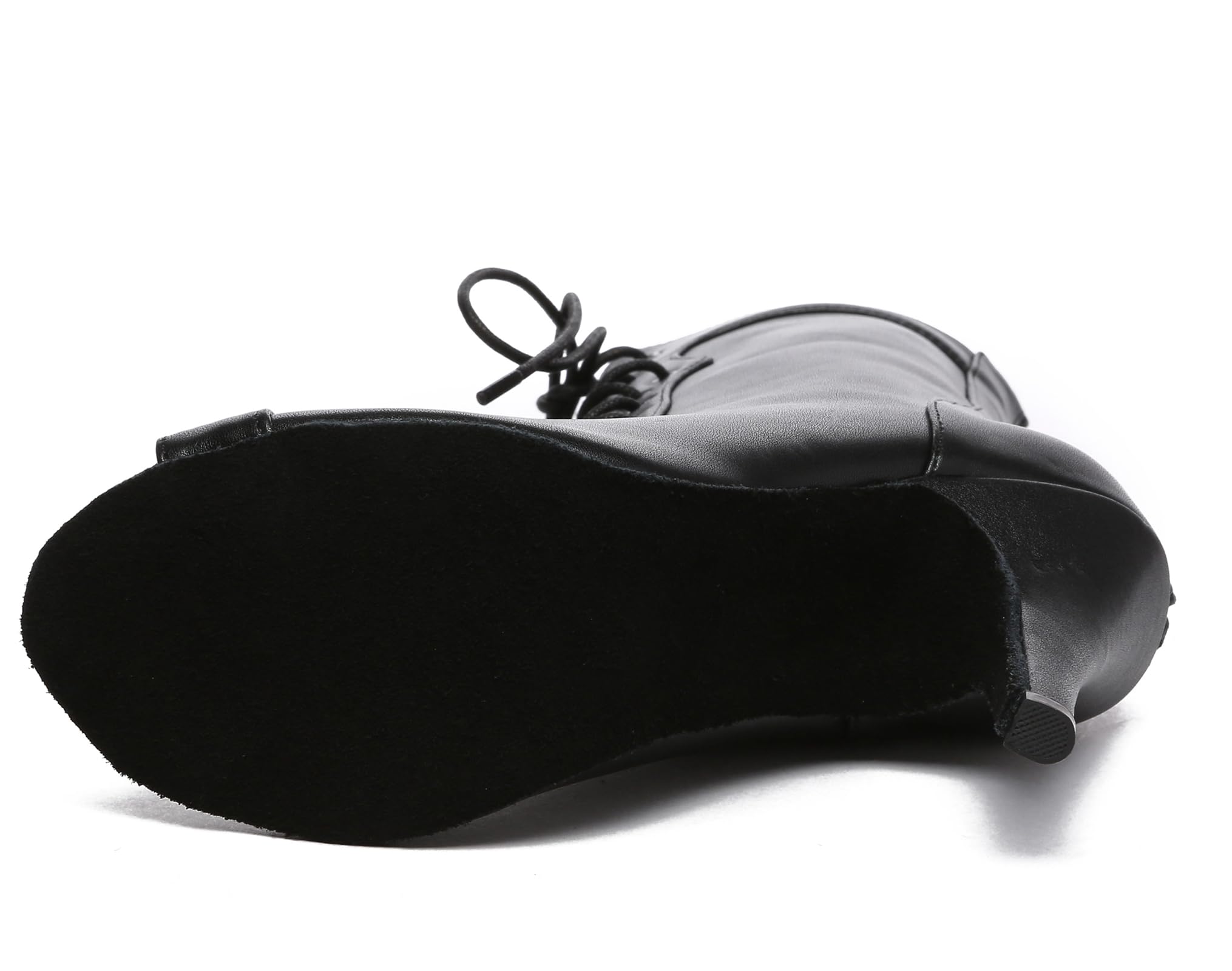 Cekinowe buty do tańca, damskie, sznurowane, na wieczór, imprezę, botki L562
