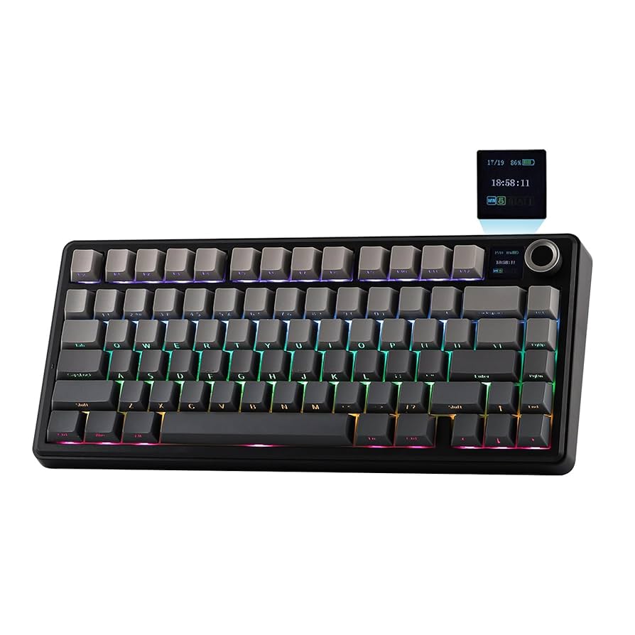 EPOMAKER X AULA F75 MAX ワイヤレスゲーミングキーボード Amazon.com: EPOMAKER X Aula F75 MAX Wireless Mechanical