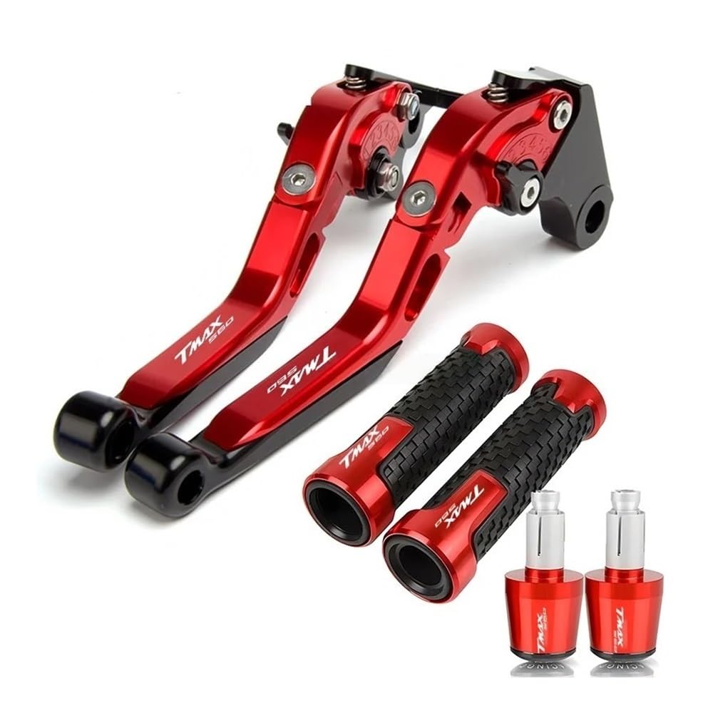 XVAsdgAER for Ya&maha T-MAX 560 2019-2020 Motorcycle CNC Accessories Brake Clutch Levers Handlebar Hand Grips Ends(L)