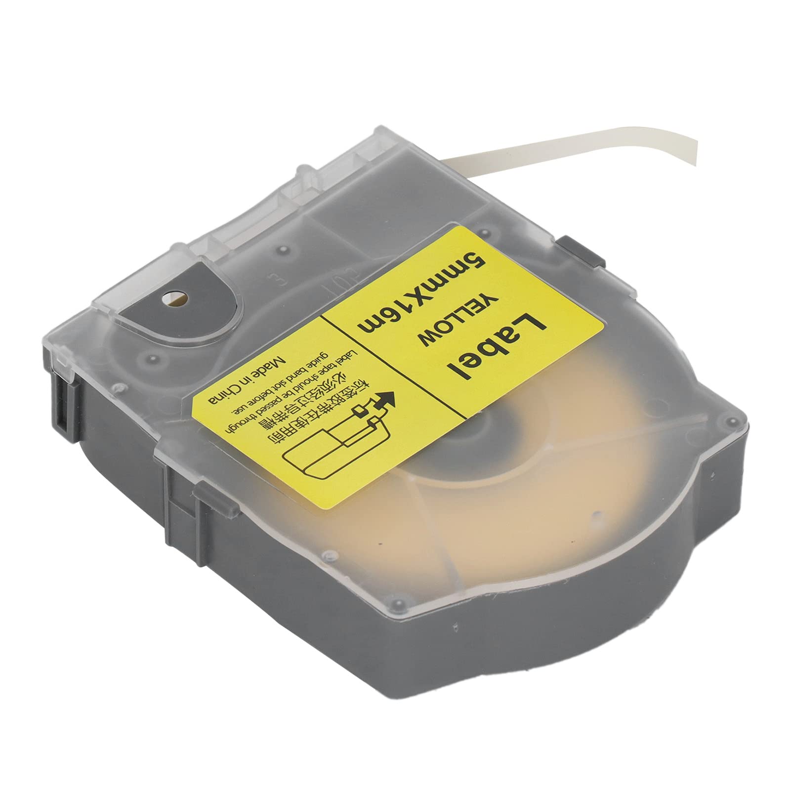 Transparent Label Tape, Label Tape, Material Change PET, 5 Mm Wide, Self-adhesive LM 550A (Yellow)