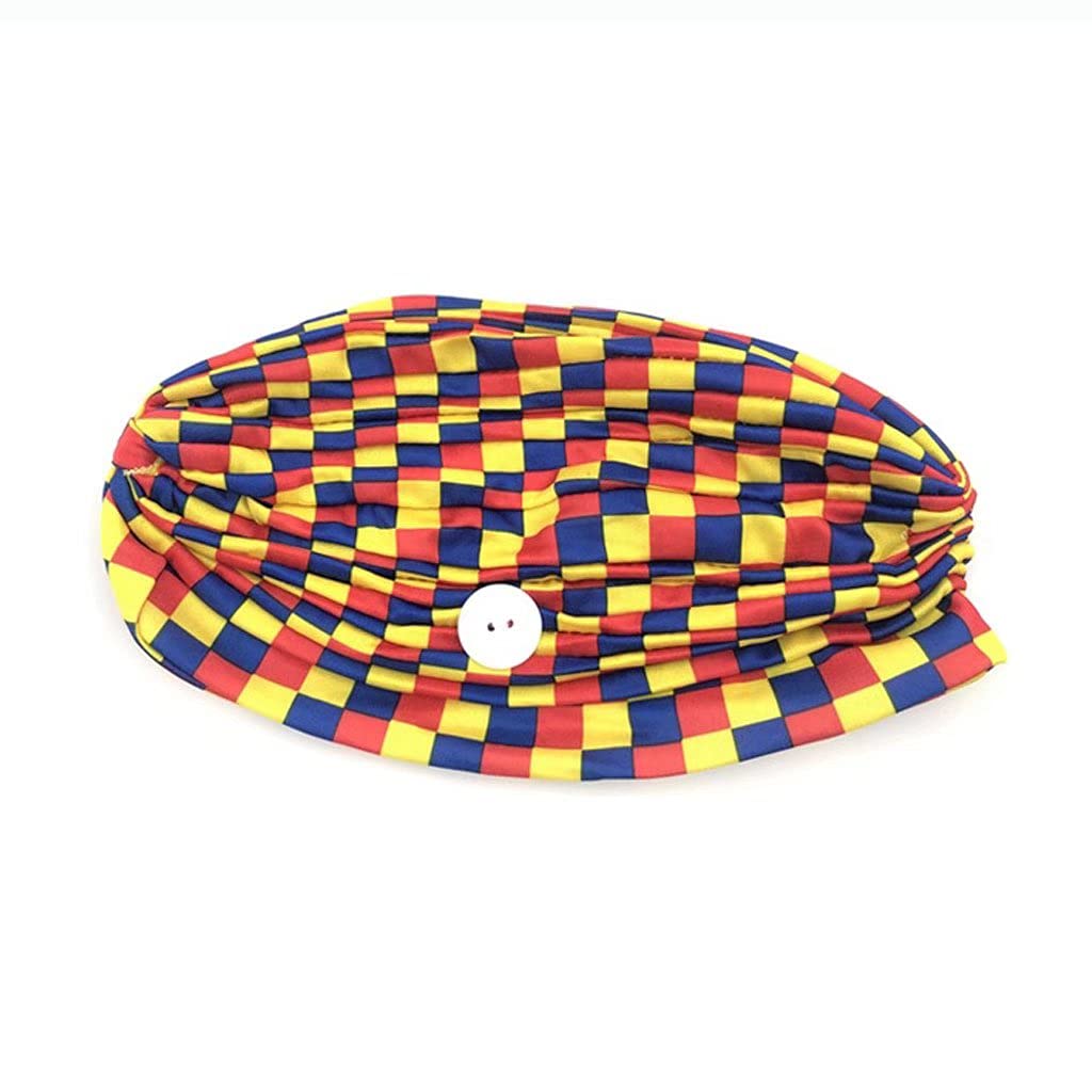 Bandeau cheveux large avec bouton anti-glisse pour éviter les mèches rebelles au studio de yoga