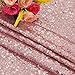 Zdada Rose Gold Sequin Backdrop - 4ftx6.5ft Glitter Photography Backdrop Wedding Party Photo Booth Backdrop