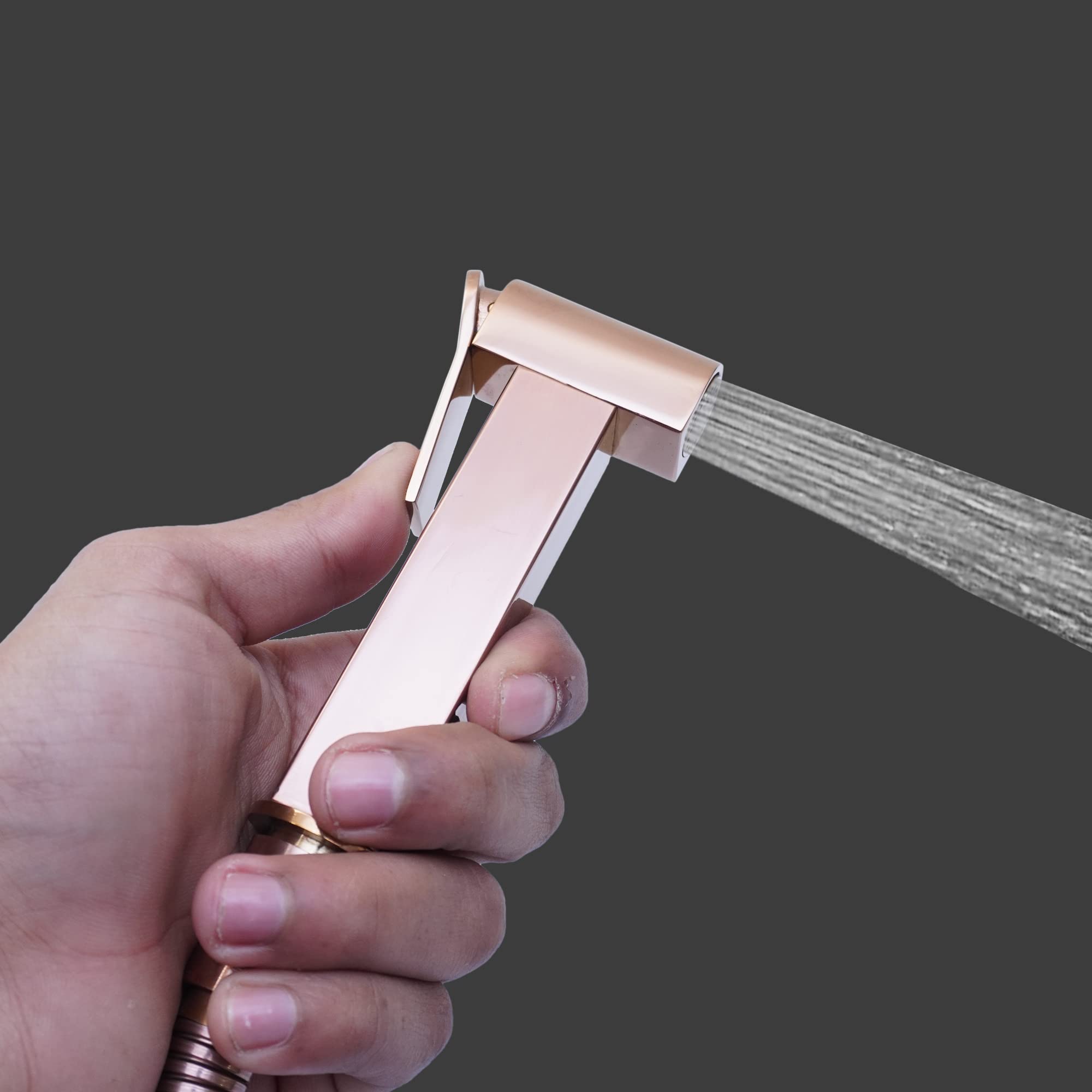 See full amazon price history chart for PESCA D-Square Rose Gold Brass Health Faucet for Bathroom/Jet Spray for Toilet Shower Faucet, 2 pc Gun Only, D-Square Rose Gold Brushed Finish PESCA D-Square Rose Gold Brass Health Faucet for Bathroom/Jet Spray for Toilet Shower Faucet, 2 pc Gun Only, D-Square Rose Gold Brushed Finish (B0BS41NFXD) Amazon Price History, Amazon Price Tracker