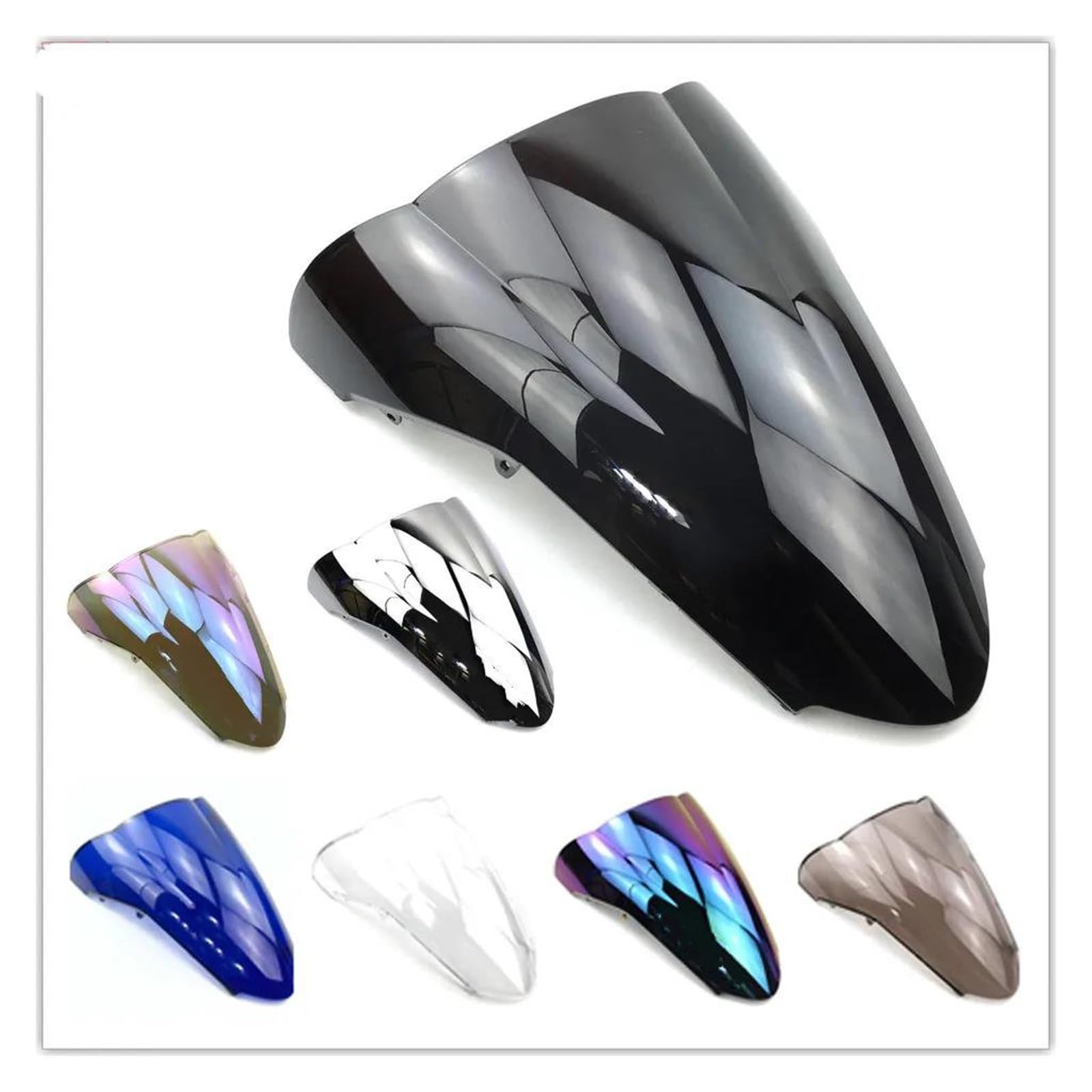 Spojler przedłużający szyba przednia Pasuje do VFR800 VFR 800 2002-2012 motocykli szyba przednia Deflektor motocykla(Clear iruidium)