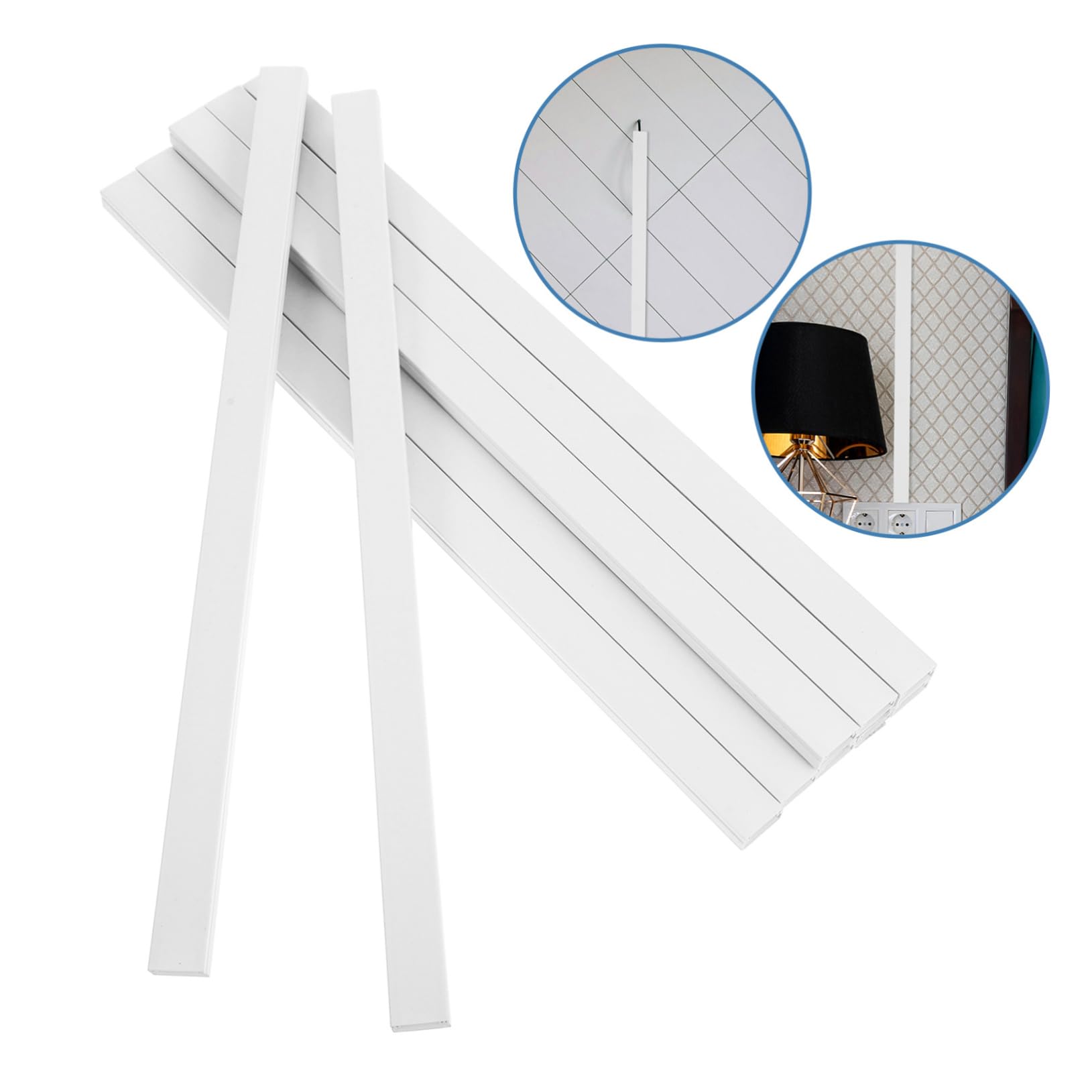 Gestión De Cables Protector De Regleta Organizador De Herramientas Cables TV PVC Diseño Elegante