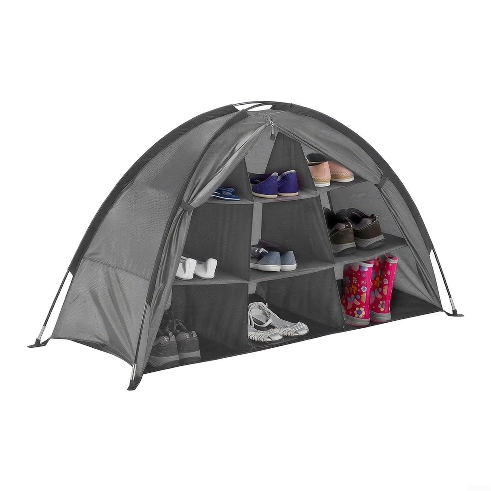 Armadio Portatile per campeggio 9 Scaffali Oxford Armadio Portatile