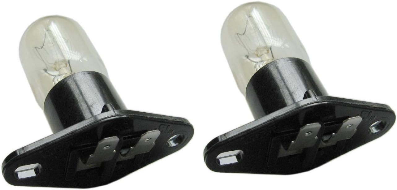 2 Pack, Fulfilled By Amazon, New Microwave Oven Light Bulb Lamp Globe Z187 125V 20W
