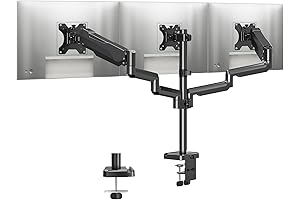 Triple Monitor Arm for 3 Monitors - Boost Your Productivity and Comfort