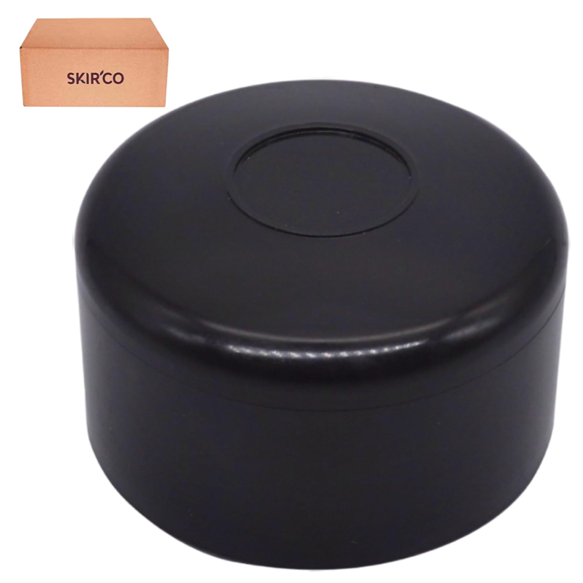 SKIR'CO (30 unidades) Tapas para Postes de Valla, Tapas redondas de plástico negro de 51 mm para postes de valla redondos, cubiertas de postes de valla, color negro RAL 9005 — view 2