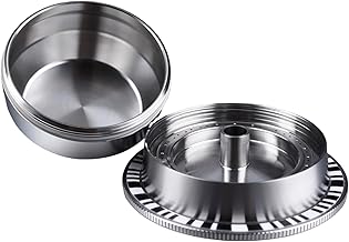 GYNSCO Coffee Capsule, Stainless Steel Reusable Vertuo Pods - Refillable Vertuoline Capsules Compatible with Nespresso Vertuoline GCA1, Delonghi ENV135, Delonghi ENV150 and Vertuoplus (80ml (2.5oz))