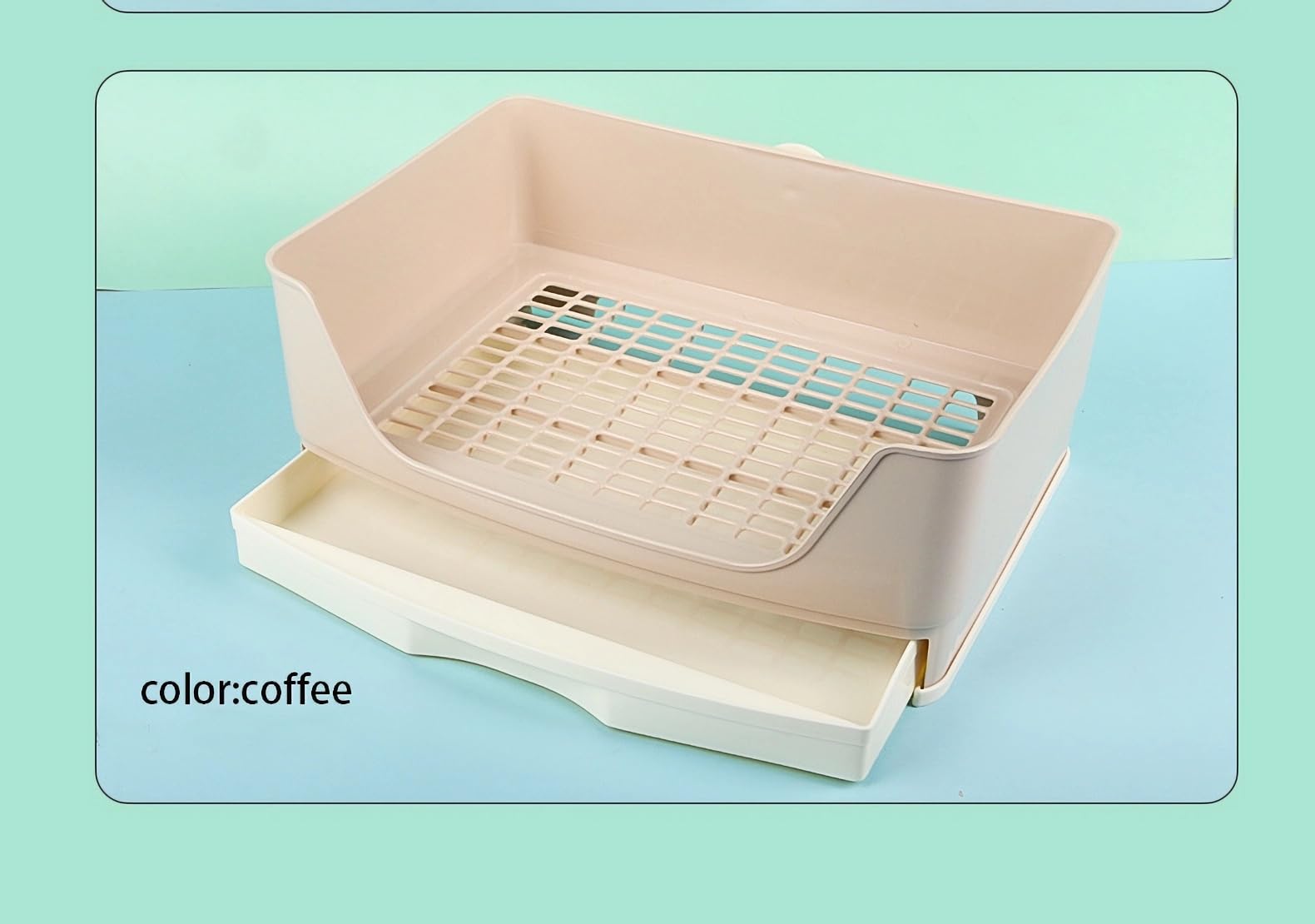 Kaninchentoilette (braun)