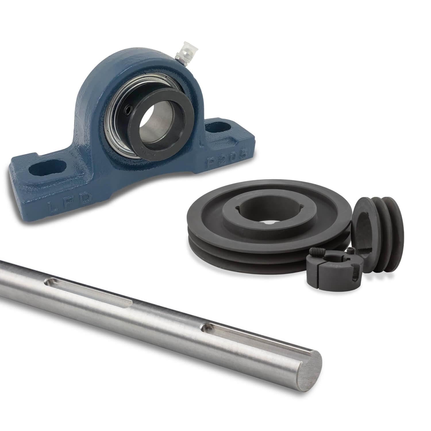 Ventilador Centrífugo de Simple Aspiración con Motor Exterior - 15/7 / 1.5 CV - 850 rpm - 400V / Derecha