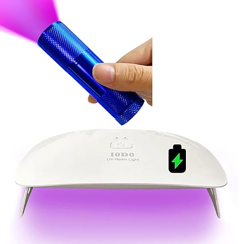 Recargable de la luz de la resina ULTRAVIOLETA que cura para las artesanías de epoxy 21 LED luz UV para la linterna