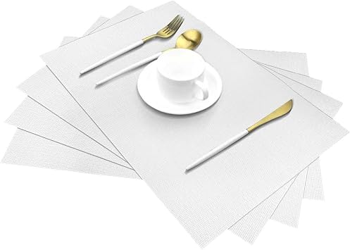 Premium Kitchen & Dining Two Vintage Playing Cards: Ace Of Hearts And Ace Of Spades. Dining Place Mats Modern Farmhouse Decor Table Cloth(6PCS)