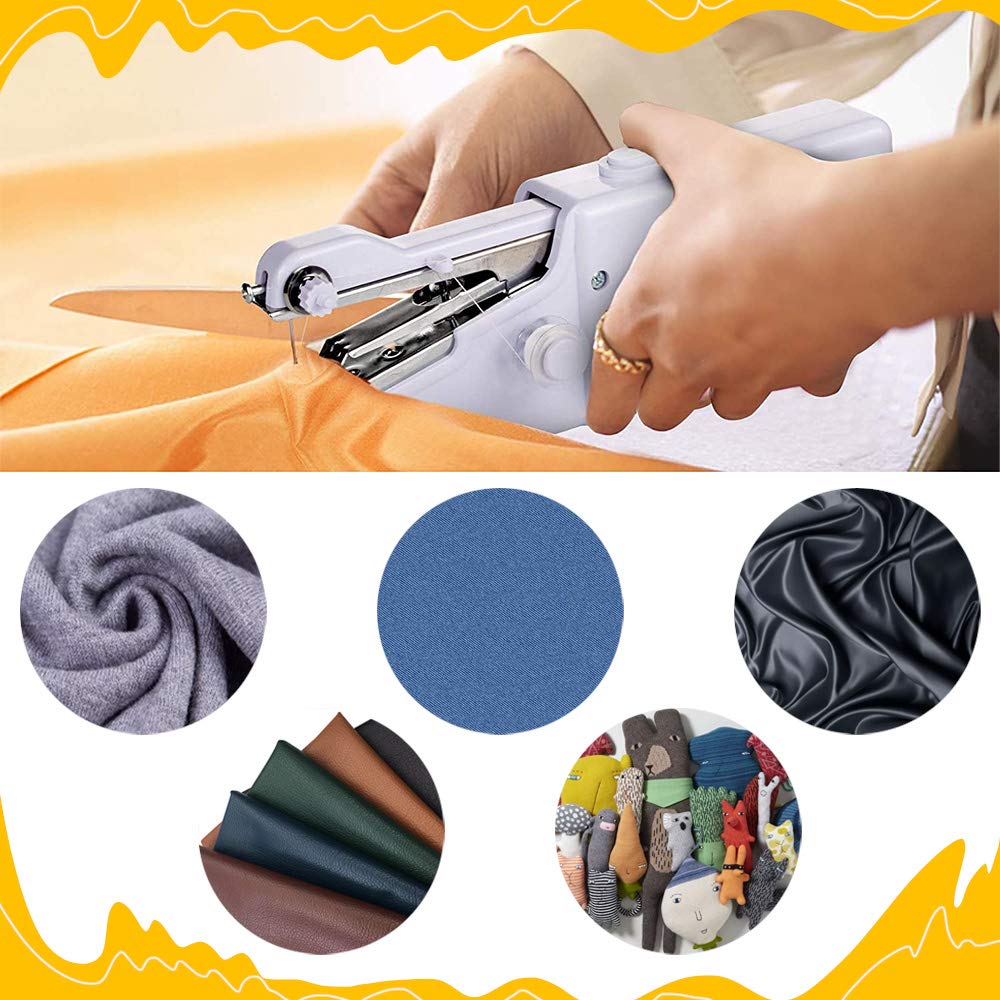 Handnaaimachine, mini-naaimachine met naai-accessoires
