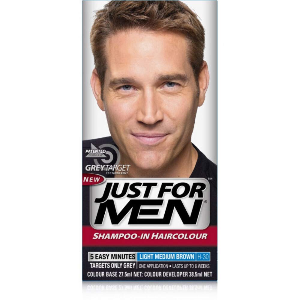 Just For Men Men's Light/Brown Just For H30 Medium Hair Colour