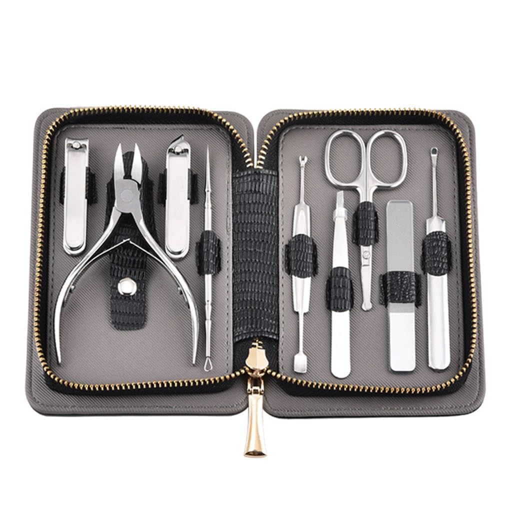 9 Sets of Household Stainless Steel Nail Clippers Manicure Decorate Nails