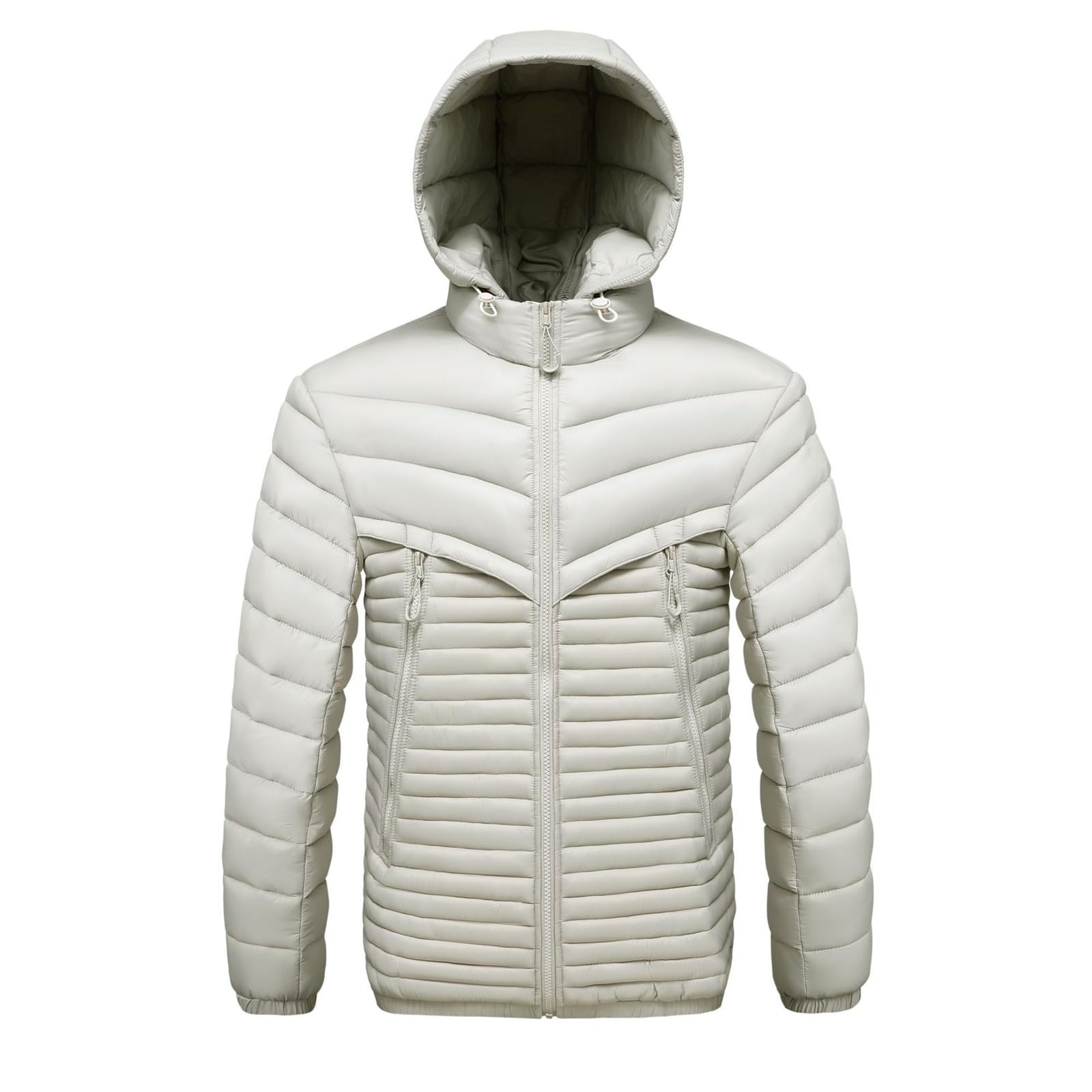 Winterjacke mit Kapuze, strapazierfähig, isolierter Mantel, winddicht, für den Außenbereich, für kaltes Wetter