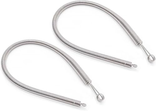 YICBOR 2pcs Spring Drawstring Needle Threader Tool, Bendable Multi-Purpose Cord Easy Drawstring Replacement String Threading Tool for Pants, Hoodies