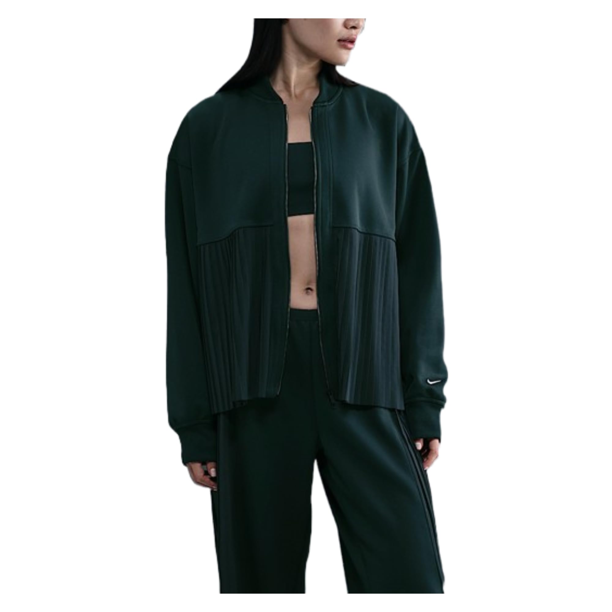 Nike Sportswear Women's Pleated Jacket (Seaweed/Sail)