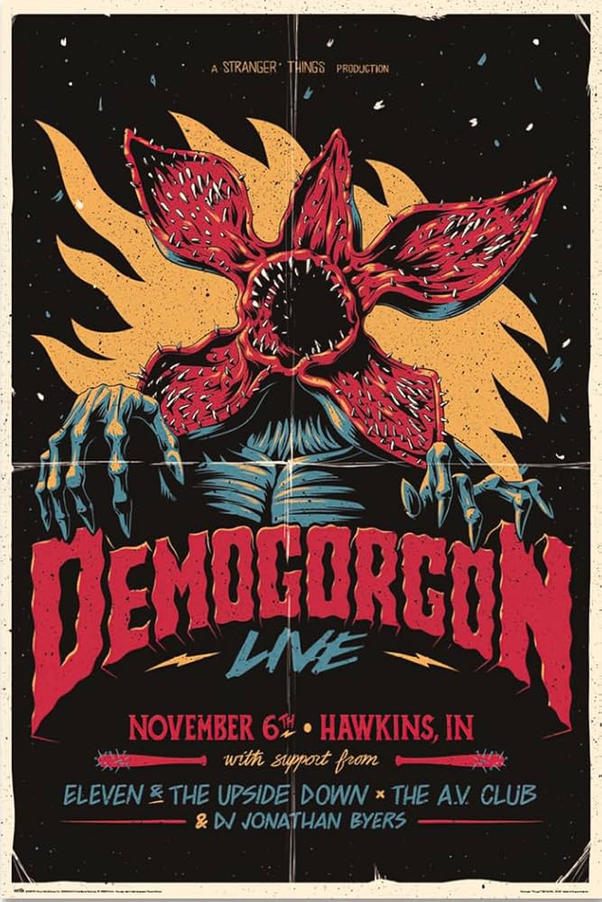 Amazon.co.jp: ストレンジャー・シングス - テレビ番組ポスター