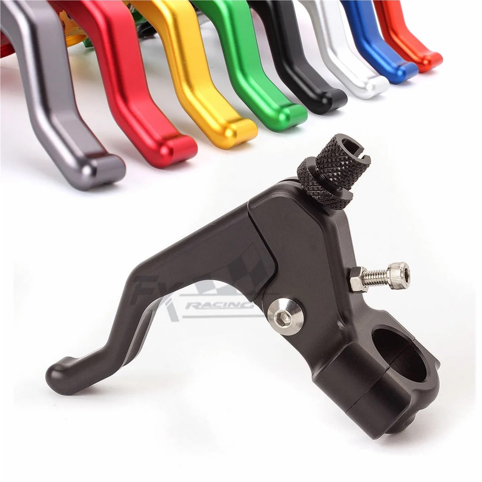 Fit For KX125 KX250 KX250F KX450R KLX125 KLX250 Z300 Z400 Z650 Z750 Z800 Z1000 2025 2024 CNC Short Stunt Clutch Lever(Green Clutch Only)
