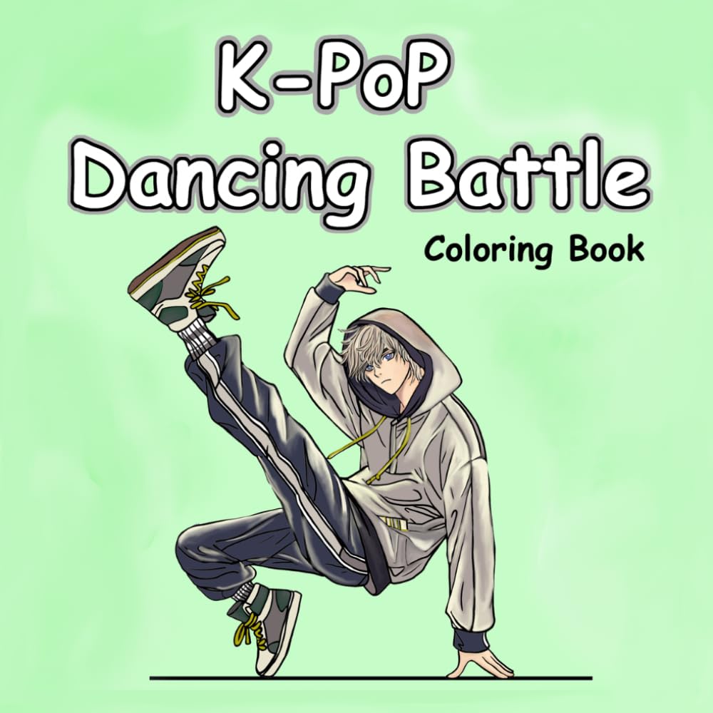 K-pop Dancing Battle Coloring Book