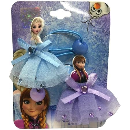Amazon ディズニープリンセス ドレス ヘアゴム 2個セット アナと雪の女王 即日 翌日発送 ヘアアクセサリー おもちゃ