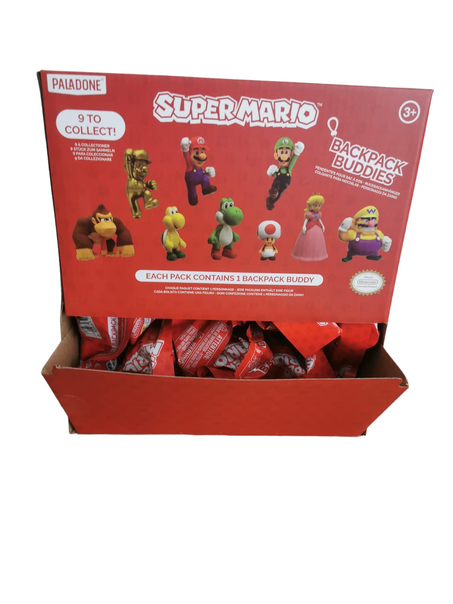 PaladonePaladone Super Mario Porte CLES Mystere Presentoir DE 24PCS