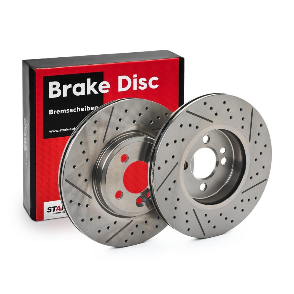 STARK SKBD-0023029 2x Disco freno Anteriore senza viti/bulloni Compatibilità con MINI Hatchback R56