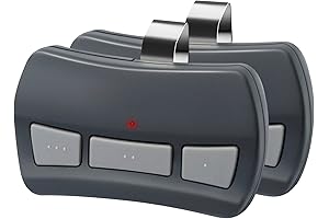 2X Genie Remote Garage Door Opener Remote Replacement, Intellicode Technology (2 Pack) 3 Years Warranty