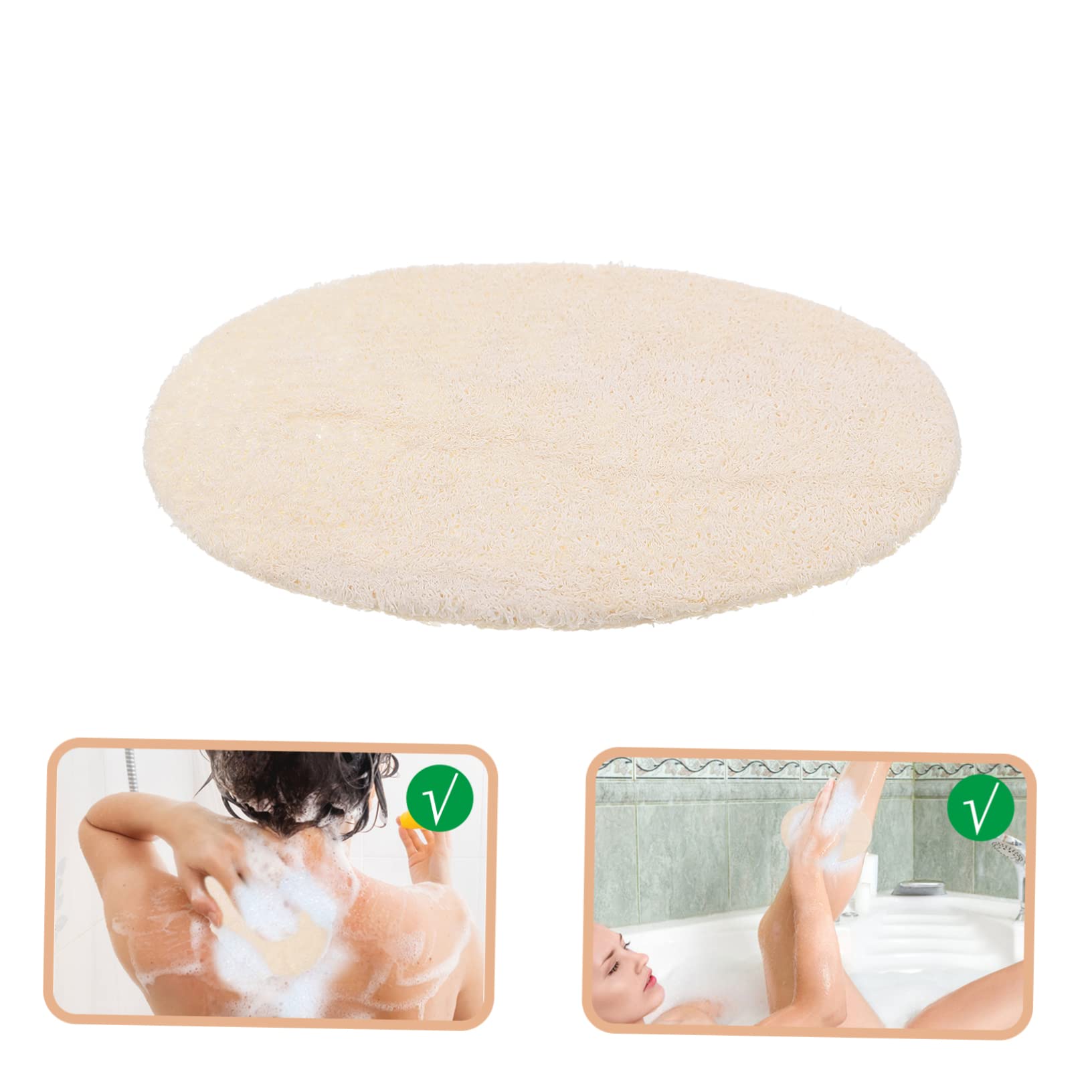 TOPBATHY 18pezzi Spugna Esfoliante Naturale Per Doccia Di Teli Scrub Per Bagno Accessori Per Pulizia Corpo Per Rimuovere Cellule Morte e Attivare La