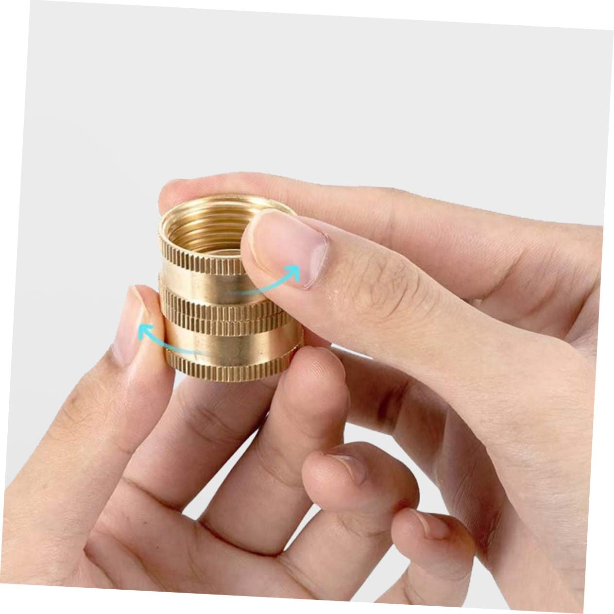 Flexible Wasserhahn-Adapter mit Außengewinde, Schlauchanschluss-Armaturen-Set, Luftleitungsanschlüsse, Schlauch-Schnellkupplungen, Luftkupplung und Stecker-Set, 6 Paar Wasserrohr-Verlängerungsverbindu