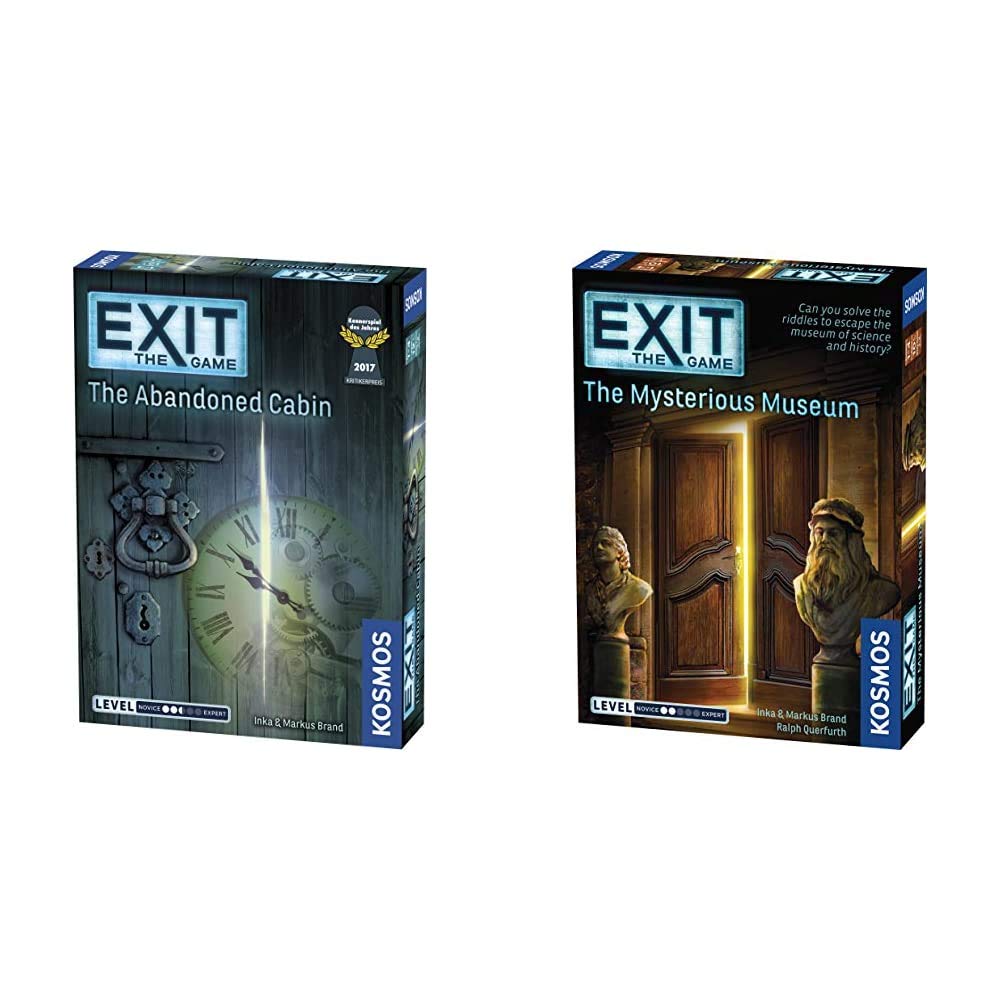 Exit: The Abandoned Cabin | Exit: The Game - A Kosmos Game | Kennerspiel Des Jahres Winner | Family-