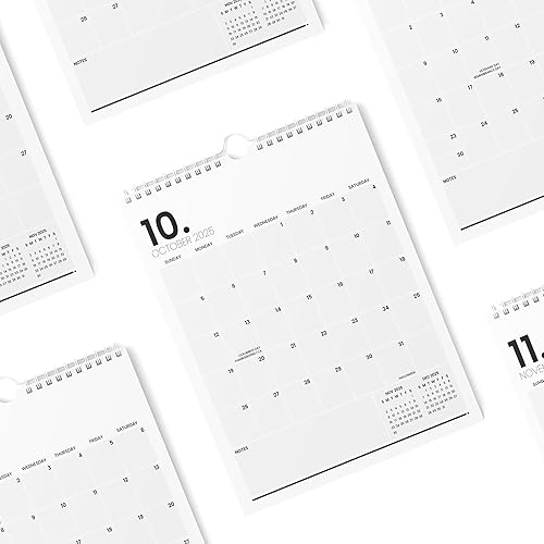 Miniatura 4 de Calendario de pared vertical estético 2023-2024 - Calendario de pared mediano de 85 x 11 pulgadas que va desde enero de 2023 hasta junio de 2024 -