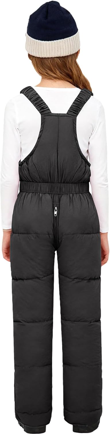 Yhong Toddlers Girls Boys Ski Bibs Skiing Waterproof Overalls Kids Winter Warm Snowboard Pants