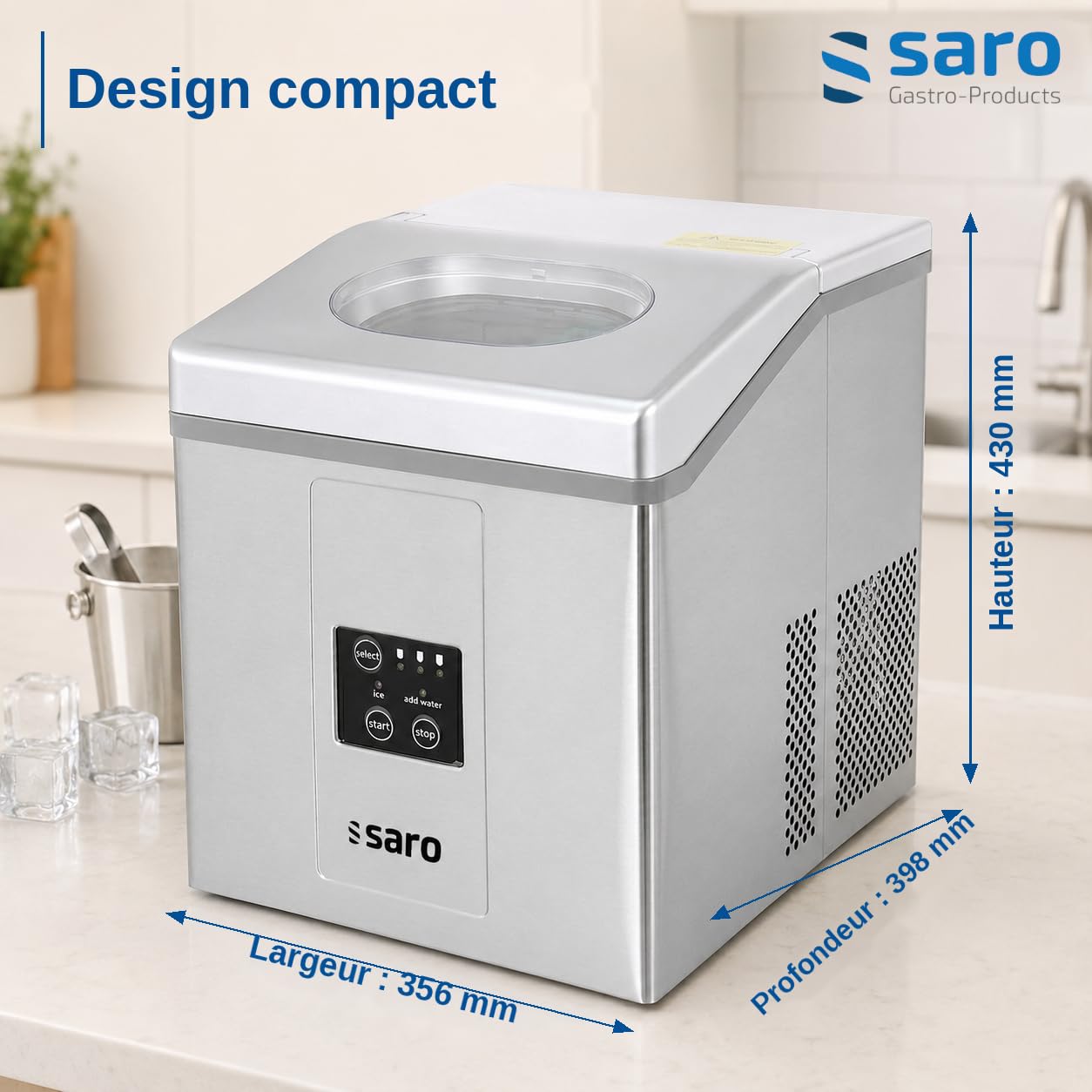 SARO Machine à Glaçons EB 15