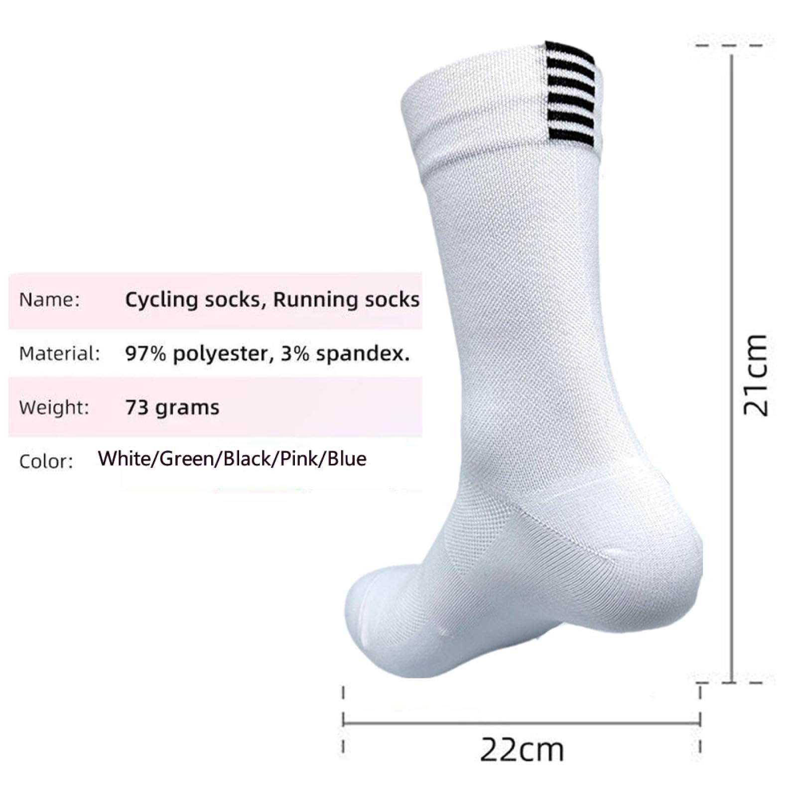 Chaussettes Sport Homme Femme Velo Route Confortable Soft Touch 4 Paires