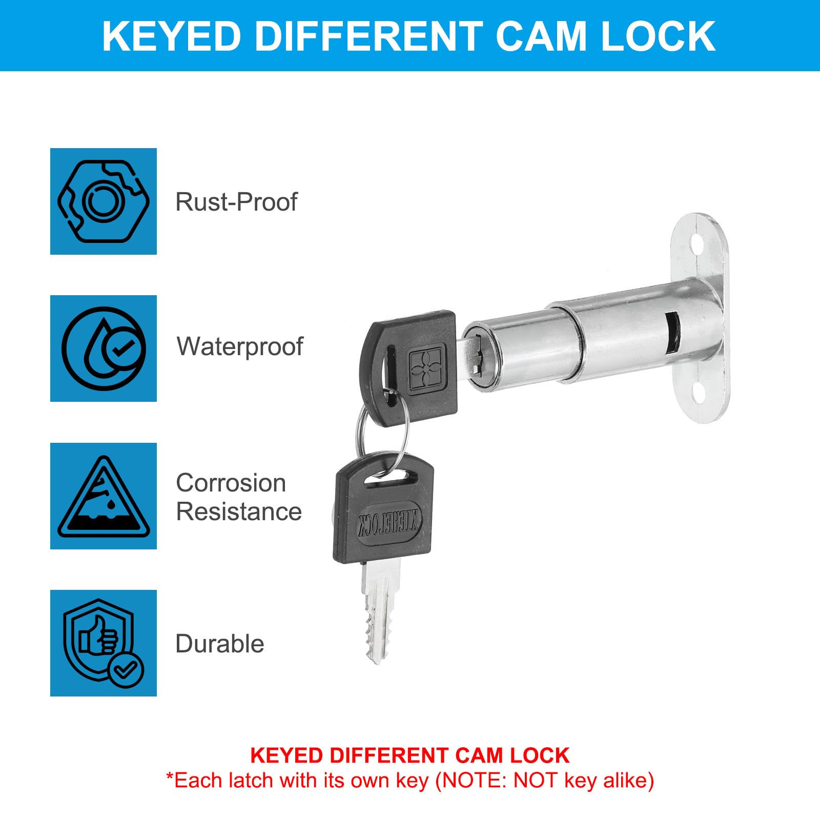 PATIKIL Push Plunger Lock - Image 4