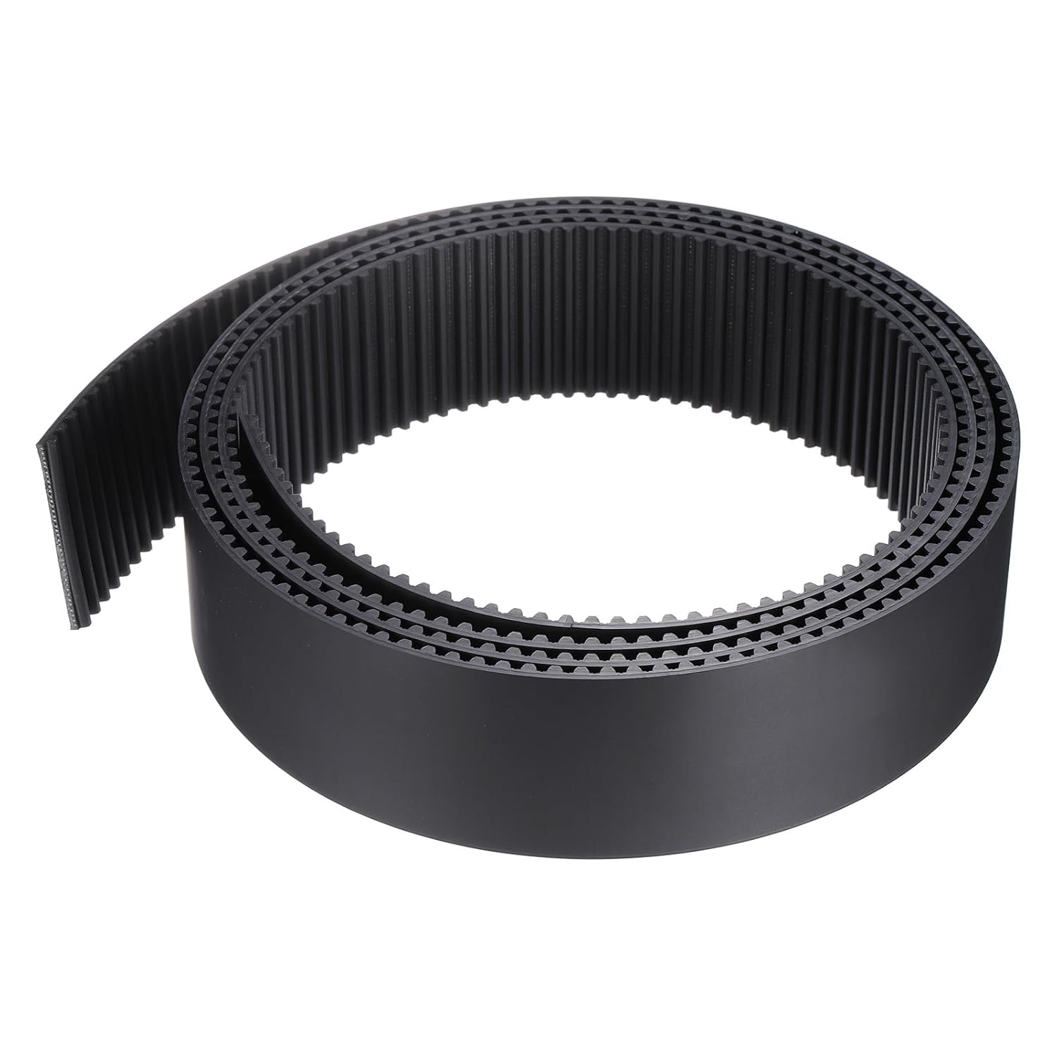 uxcell S5M Open Ended Timing Belt, 30mm Width x 4 Meter Length, 5mm Pitch Length, Steel Wires Inside Synchronous Belt, Black