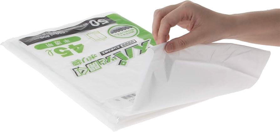 Amazon.co.jp: ストリックスデザイン ごみ袋 スパッと開く! ポリ袋 50