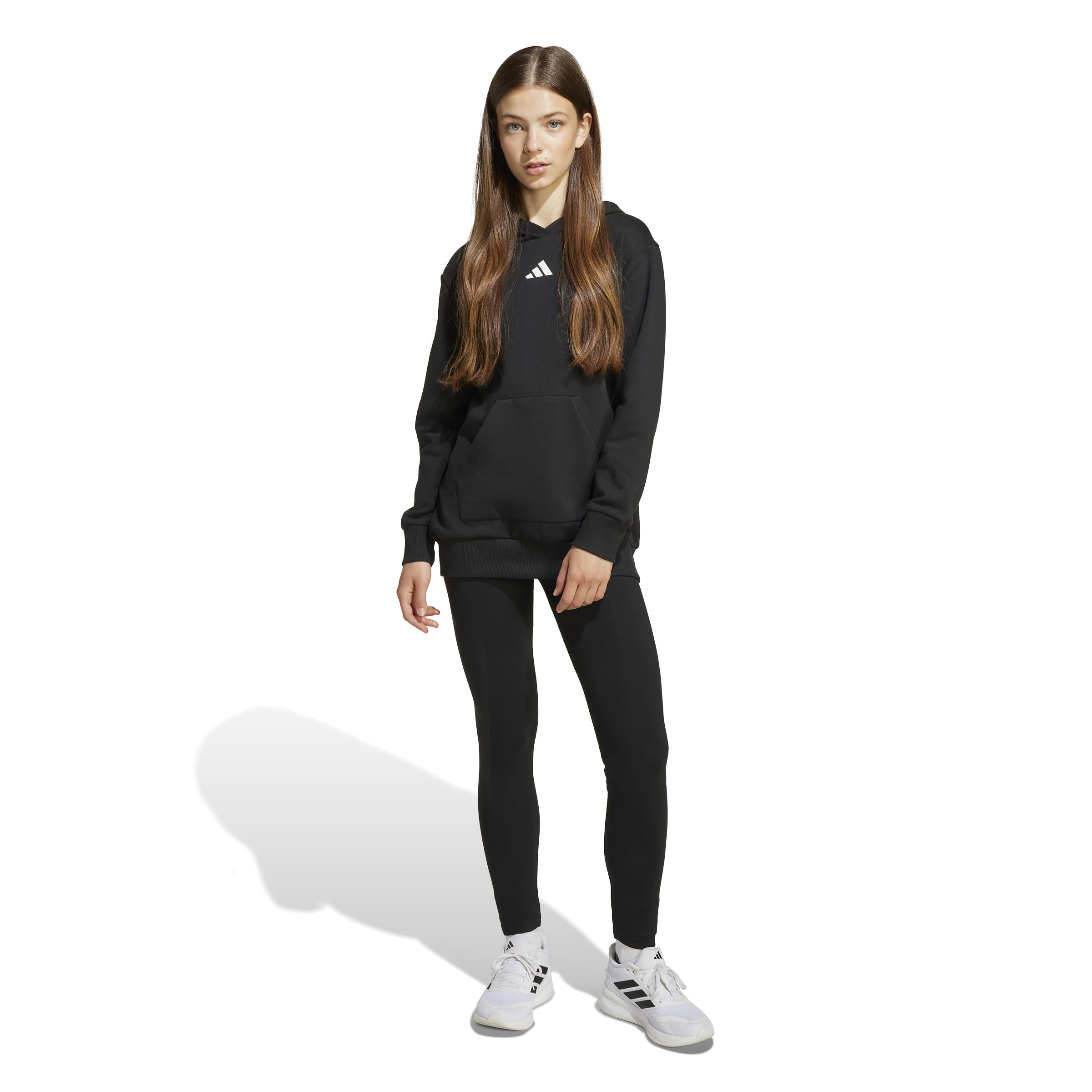 adidas Junior Girls Hooded Jogger Set Tuta da allenamento Bambine e ragazze