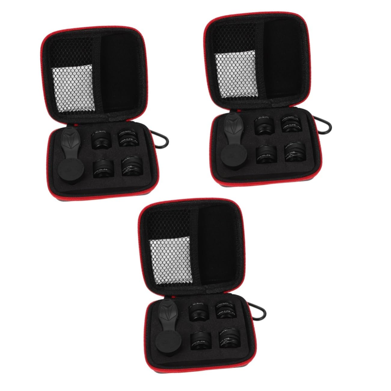 Angoily 3 Sets Phone Filter Portable Phone Smart Phone Cell Phone Lens Phone Macro Lens Special Effect Lens for Phone Smartphones Fisheye Lens Aluminum Alloy External Camera