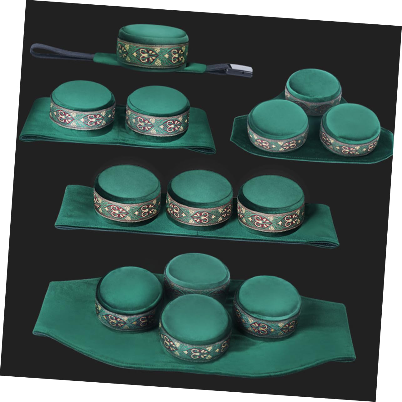 Healifty Moxibustion Pad Moxa Holder Smokeless Moxa Box Neck Massages Box Portable Moxibustion Set